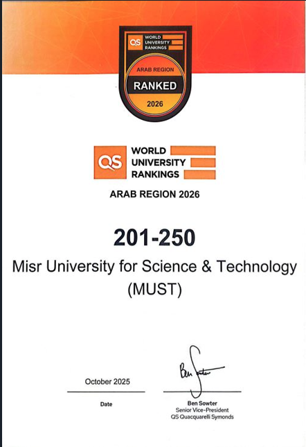 Misr University for Science and Technology Shines in the QS Arab University Rankings 2026