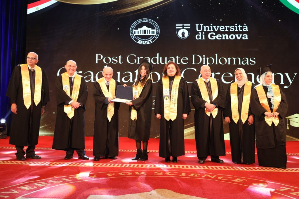 Misr University for Science and Technology Celebrates the Graduation of New Cohorts of Professional Diploma Programs at the College of Dentistry in Cooperation with the University of Genoa, Italy