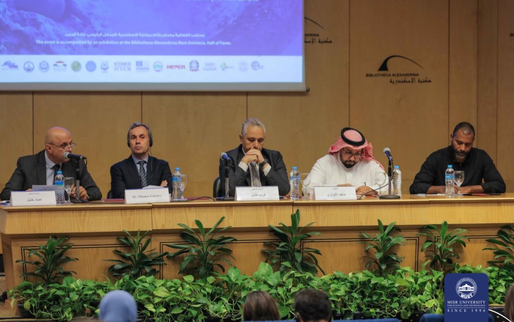 مشاركة متميزة لجامعة مصر للعلوم والتكنولوجيا في الاحتفال الأول باليوم العالمي للتراث الثقافي المغمور بالمياه